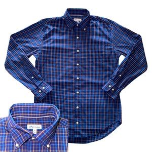 Peter Millar Men’s Plaid Button Down Long Sleeve Shirt